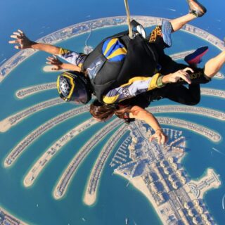Tandem Skydiving Palm Drop Zone Entry Ticket with Pick up and Drop Off