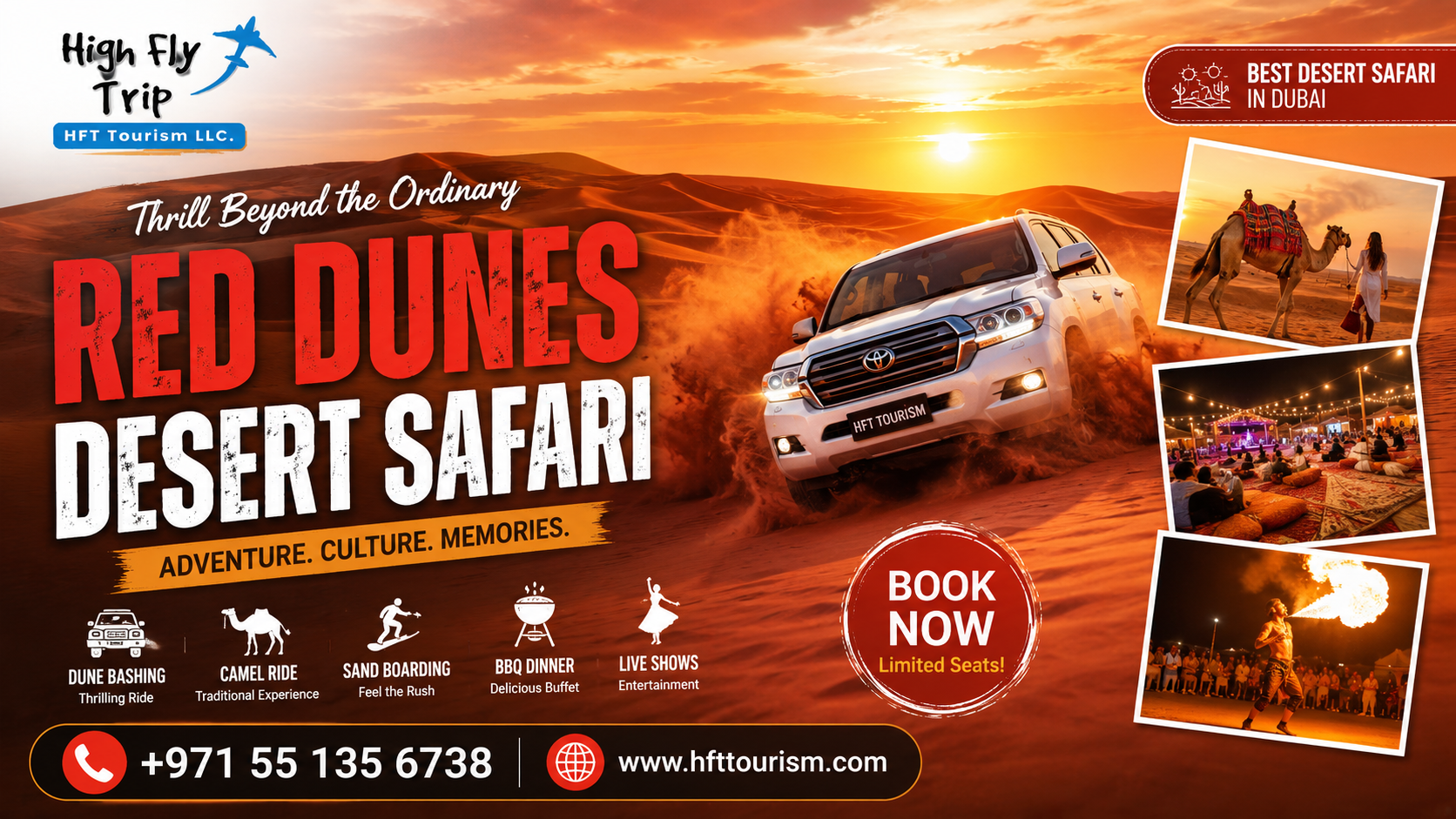 Dubai Red Dune Desert Safari 2026 Guide | +971551356738