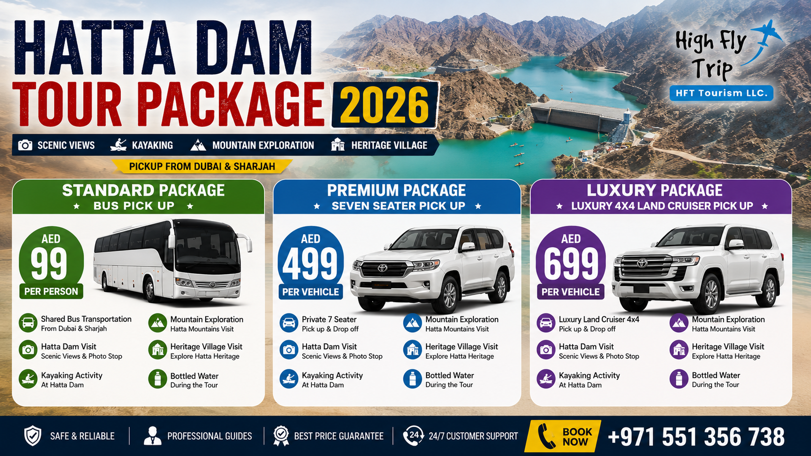 Hatta Dam Tour Package Adventure