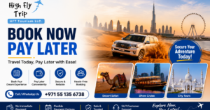 book now pay later" with HFT Tourism LLC, High Fly Trip
