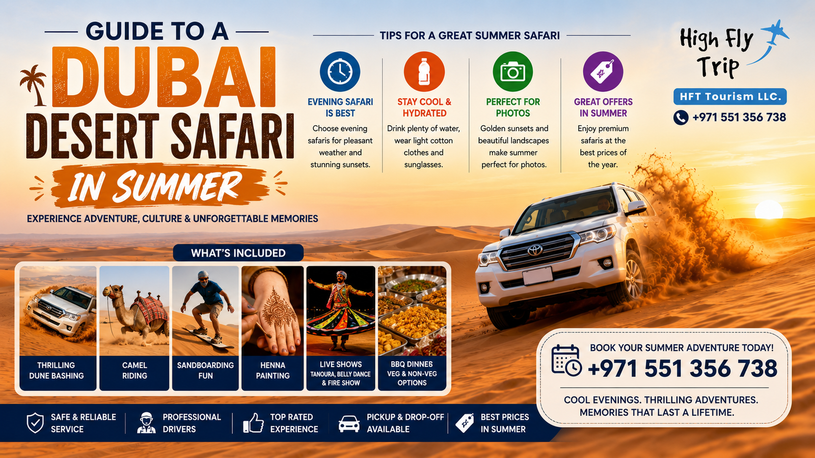 Desert Safari in Summer