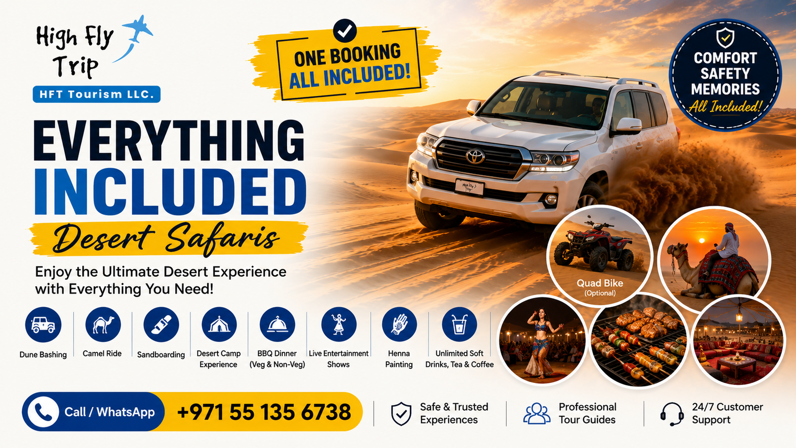 Everything Included" in desert safari