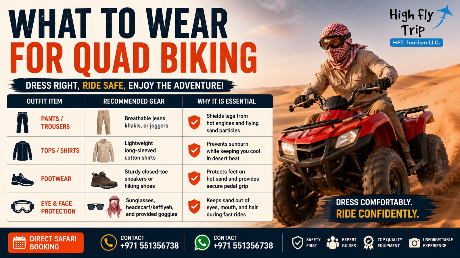 What to Wear for Quad Biking