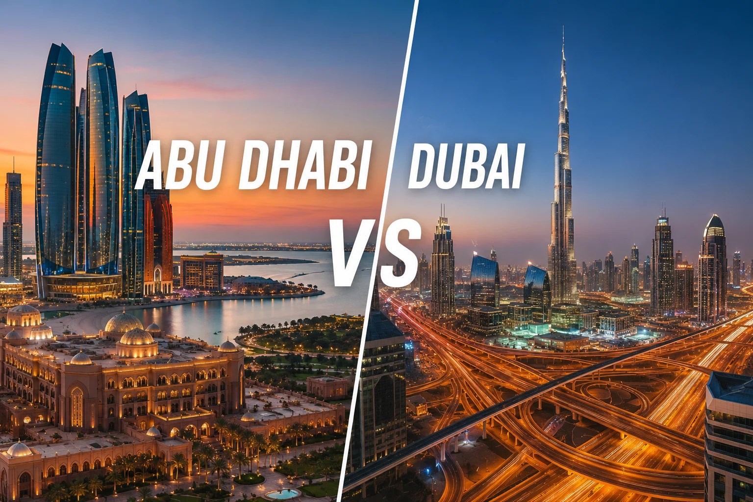 Abu Dhabi vs Dubai - HFT Tourism LLC