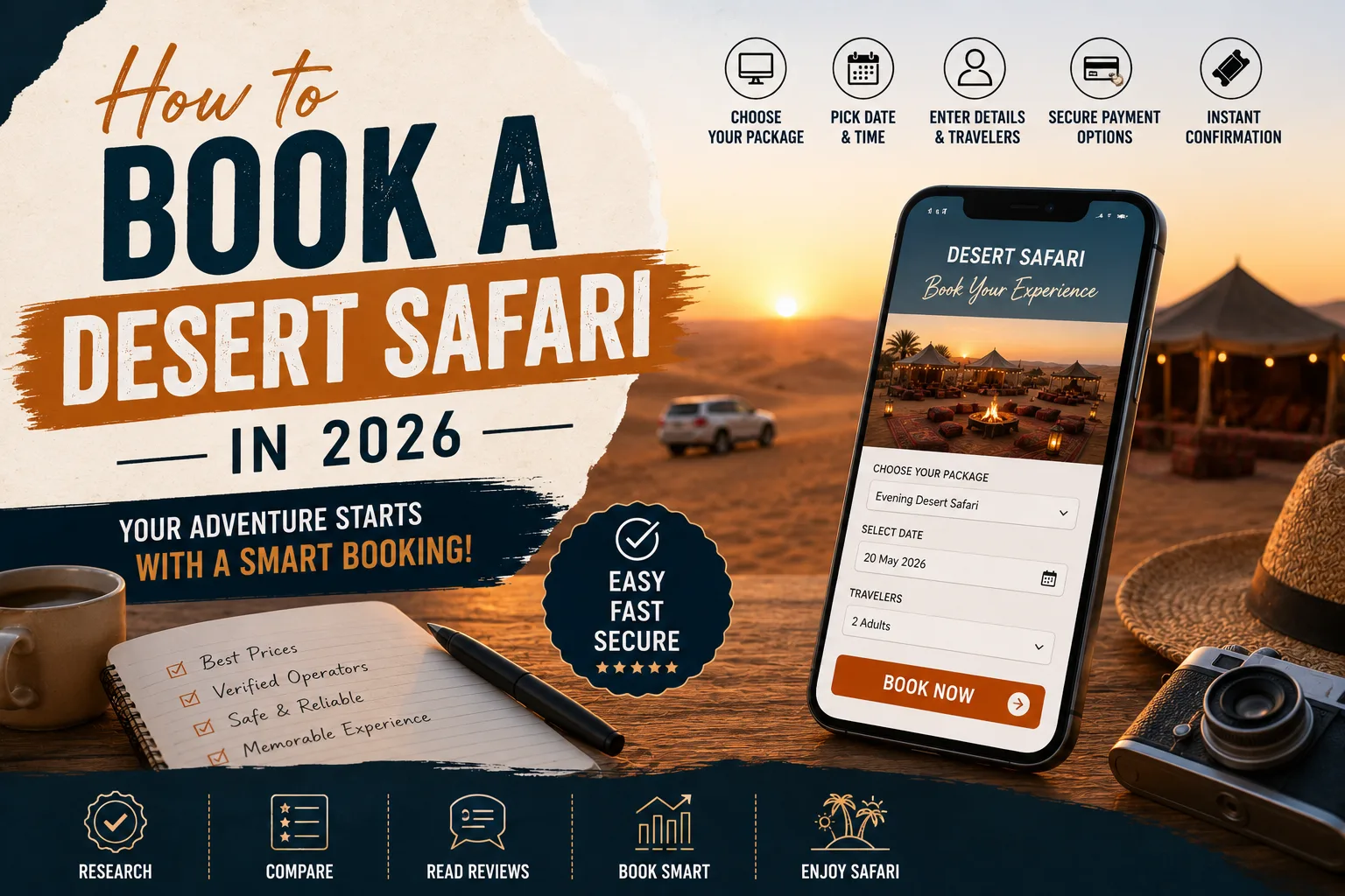 Book a Desert Safari in 2026 - HFT Tourism LLC