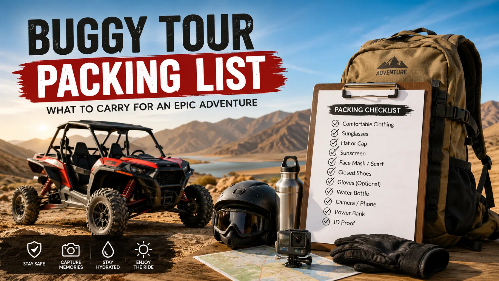 Buggy Tour Packing List