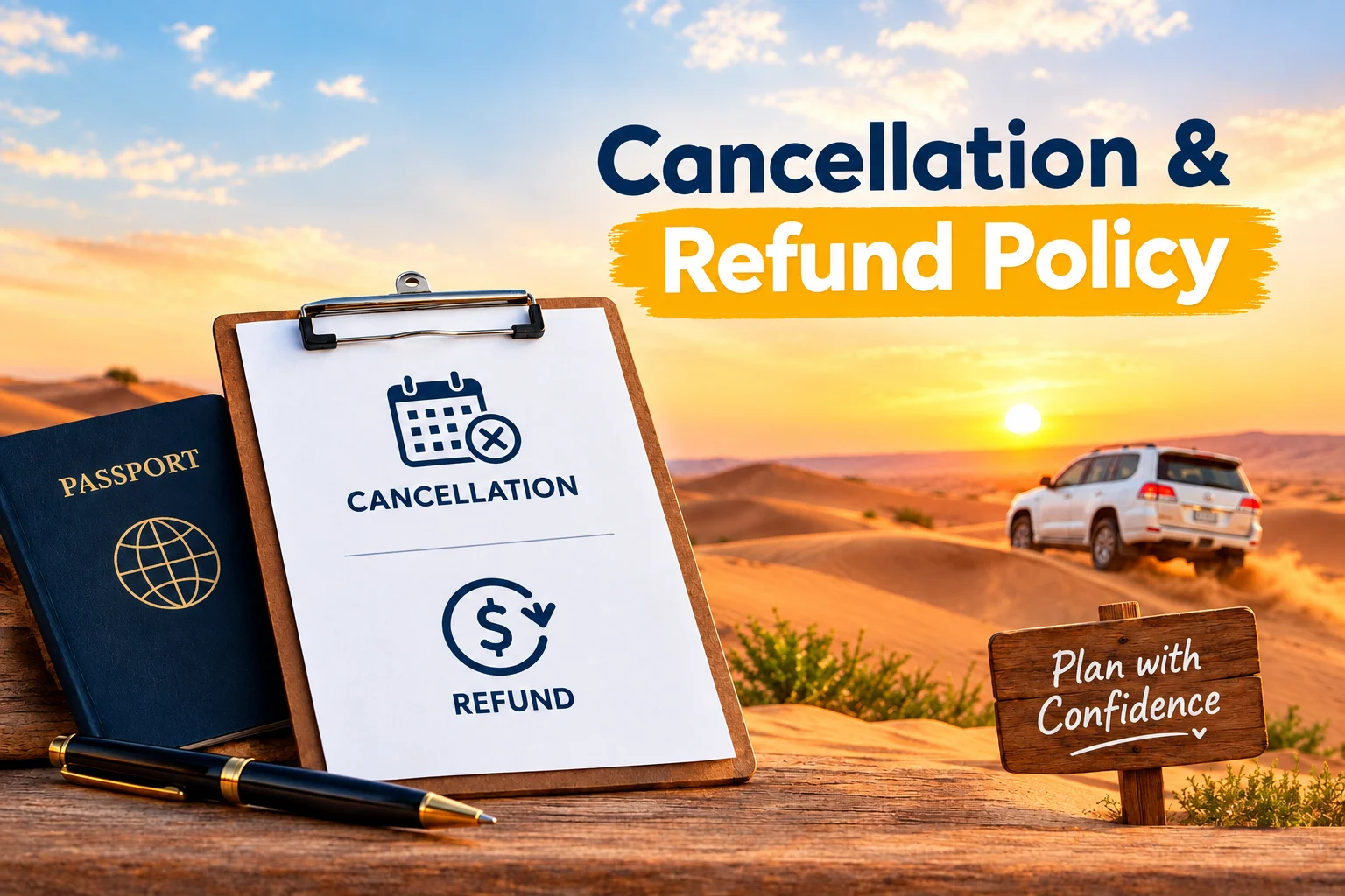 Cancellation & Refund Policy - HFT Tourism LLC