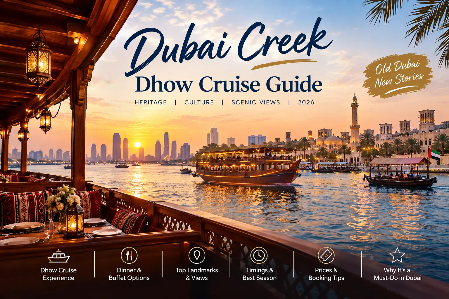 Dubai Creek Dhow Cruise - HFT Tourism LLC